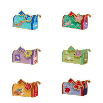 Disney Princess Mailbox Box with Moving Flag Mystery Pin, Image 2